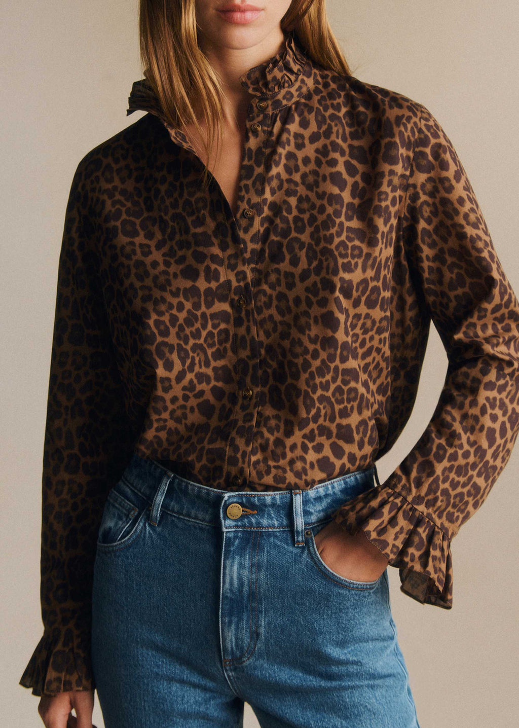 Chemise Erine - Imprimé Leopard Small Surteint