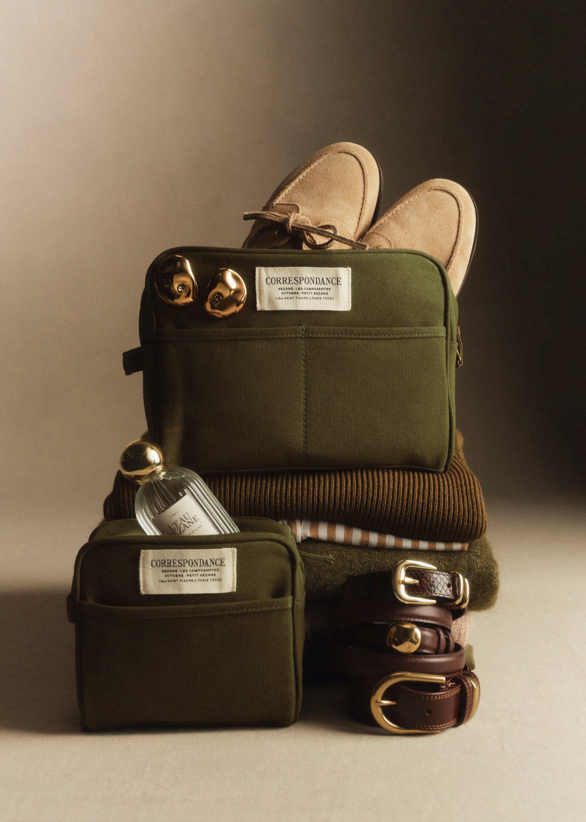 Grande trousse de toilette - Vert Chance