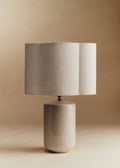 Lampe Mezzo - Crème - Abat-jour Boléro - Jute Écru