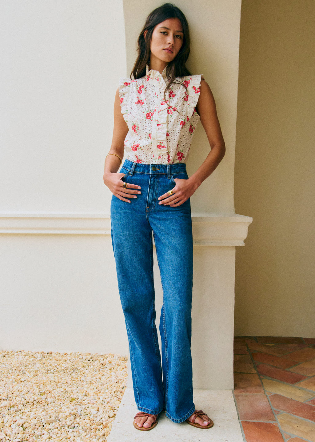 Chemise Caro - Imprimé Rosa Corail