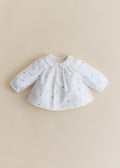 Blouse Lilou - Blanc / Broderies Multico