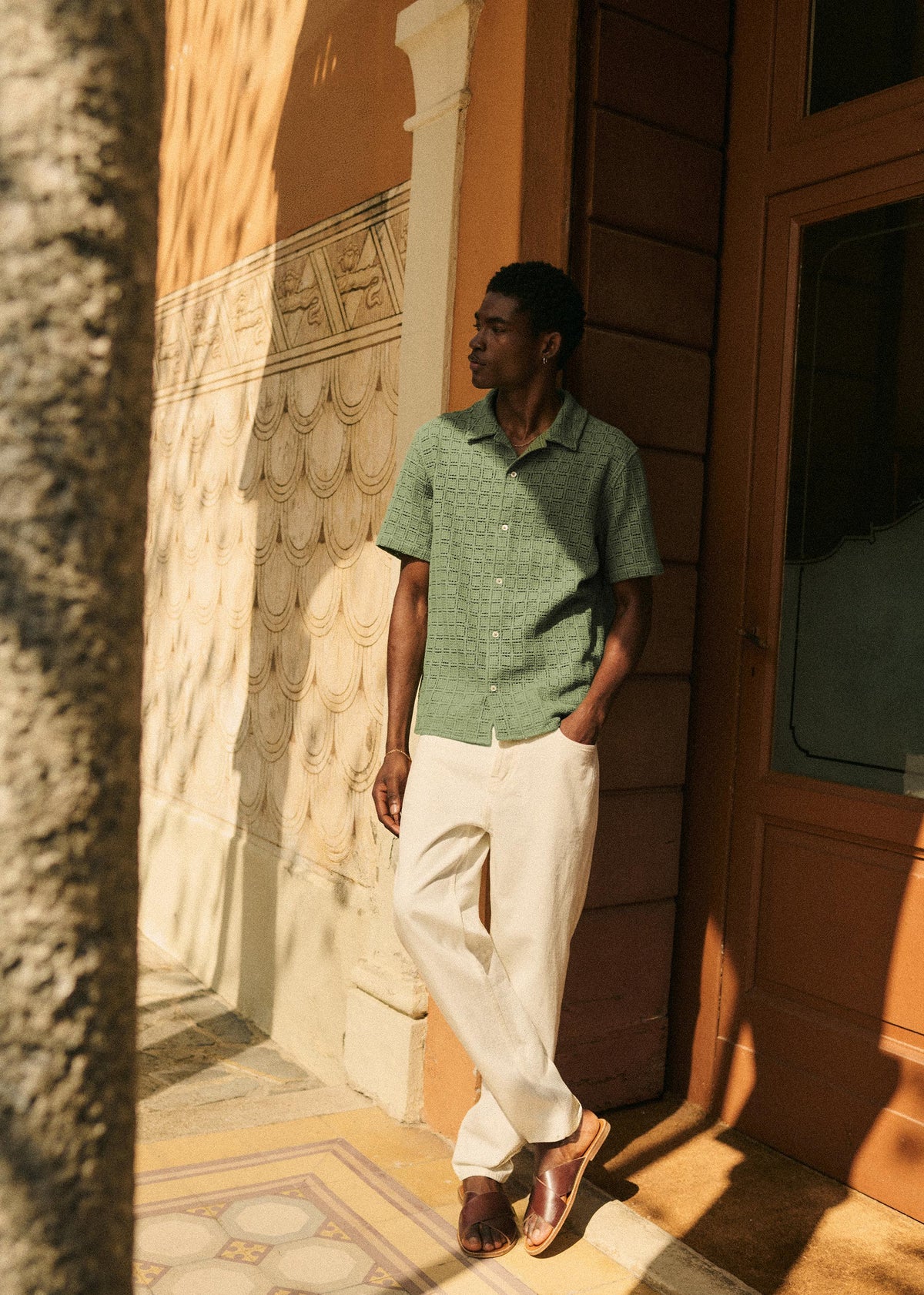 Chemise Holt - Crochet Vert Sauge