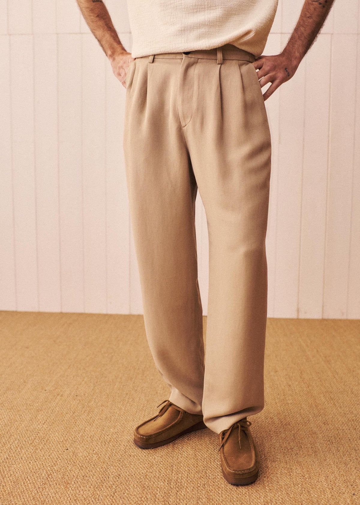 Pantalon Dusk Élastiqué - Beige