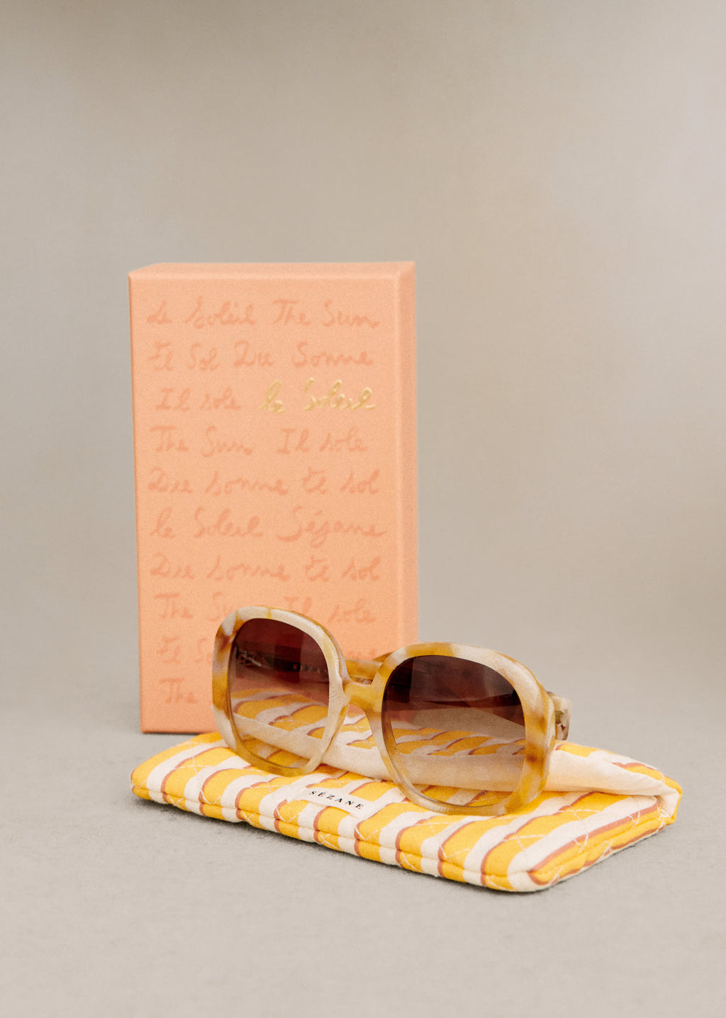 Lunettes de soleil Georgia - Écaille Jaune