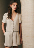 Short Dogan - Beige Chiné
