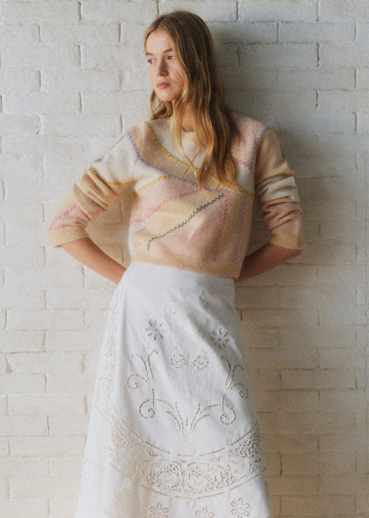 Pull Ameline - Sézane X Sea NY - Pastel Rose