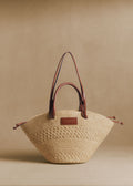 Panier Justine - Raphia Naturel Ajouré