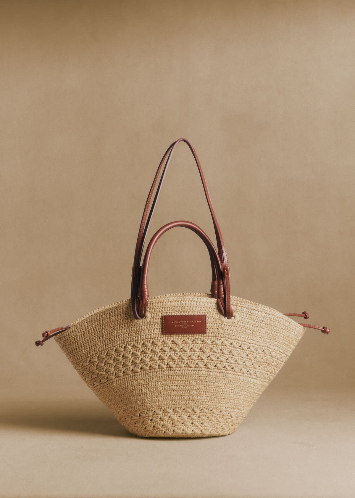 Panier Justine - Raphia Naturel Ajouré