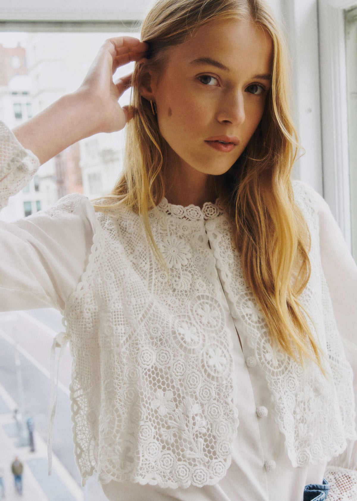 Chemise Beryl - Sézane x SEA NY - Ecru