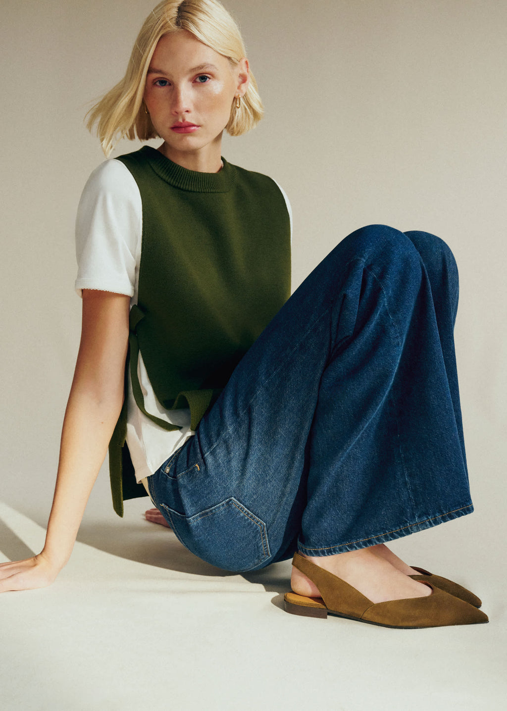 Ballerines Low Cassy - Kaki