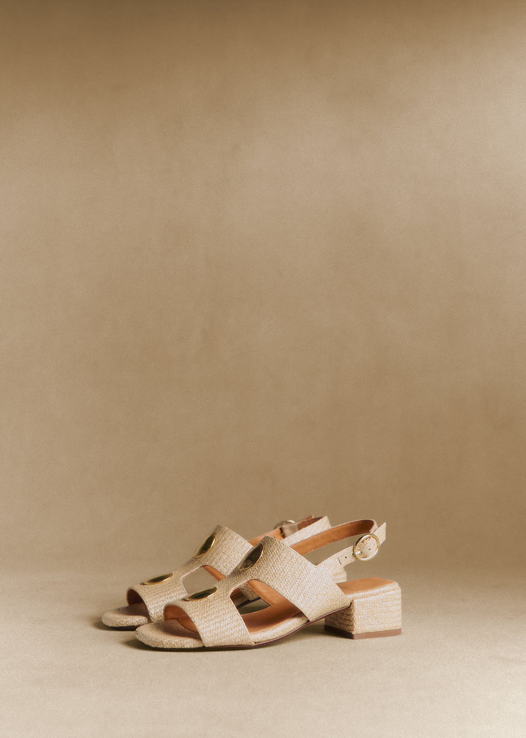 Sandales LYANA - Naturel Textile Tressé