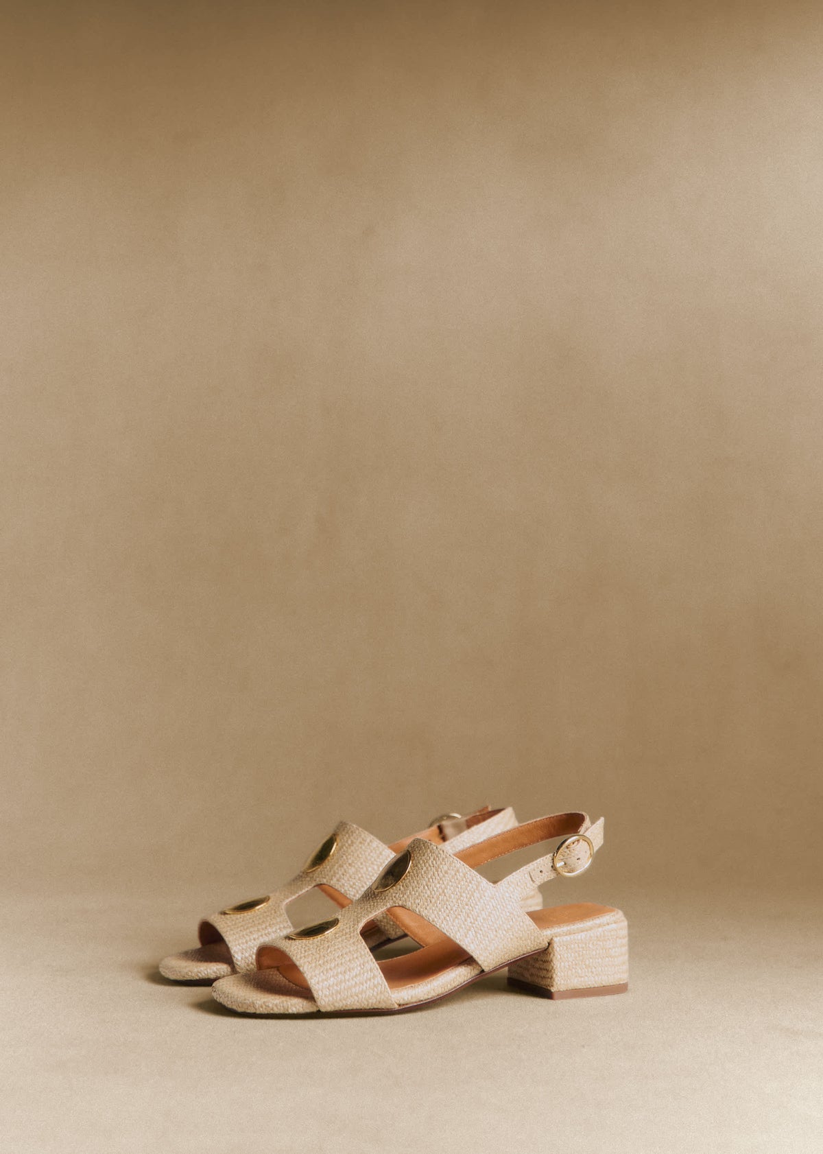 Sandales LYANA - Naturel Textile Tressé