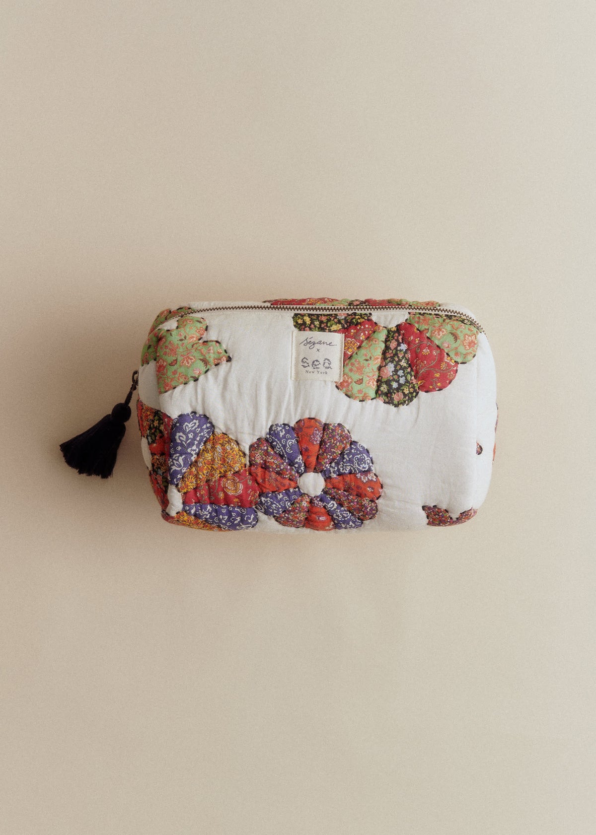 Trousse De Toilette - Sézane x Sea NY - Patchwork Woodstock