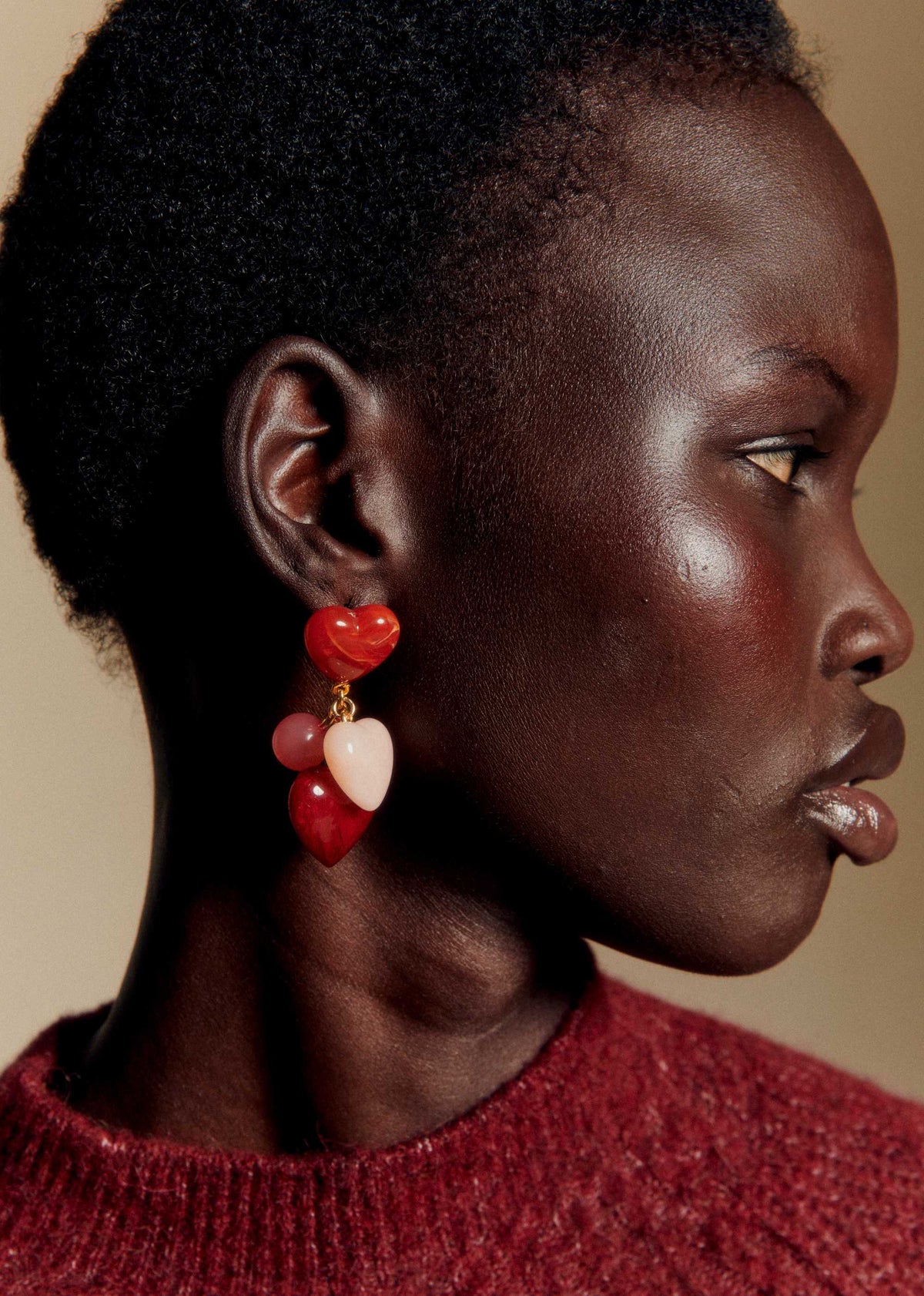 Boucles d'oreilles Freya - Rose Multi