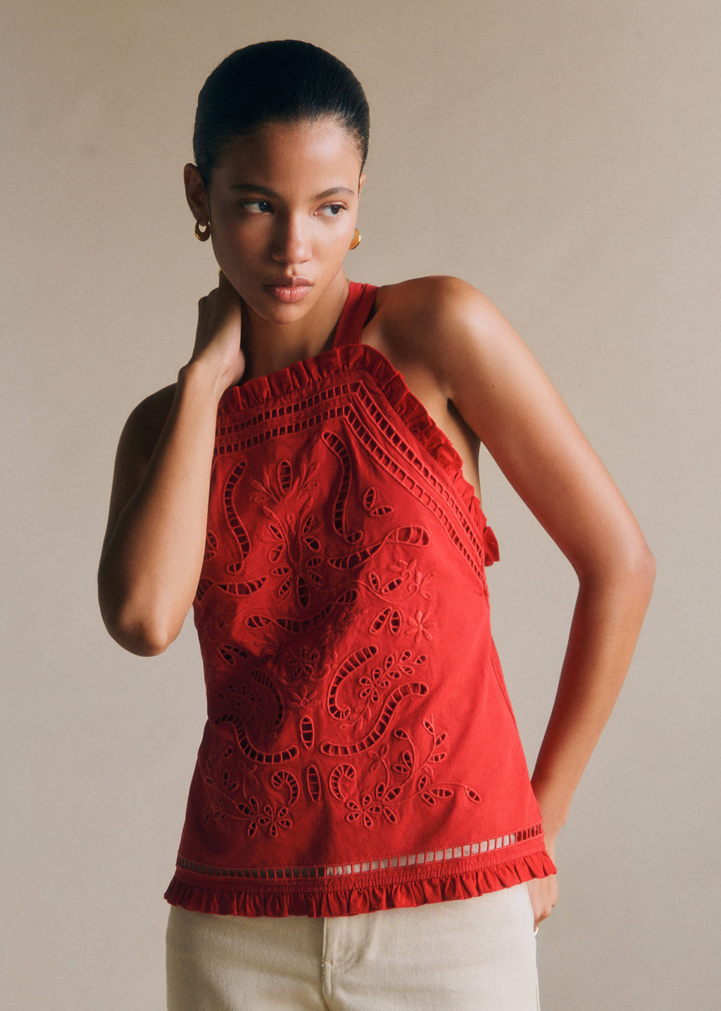 Top Janice - Rouge