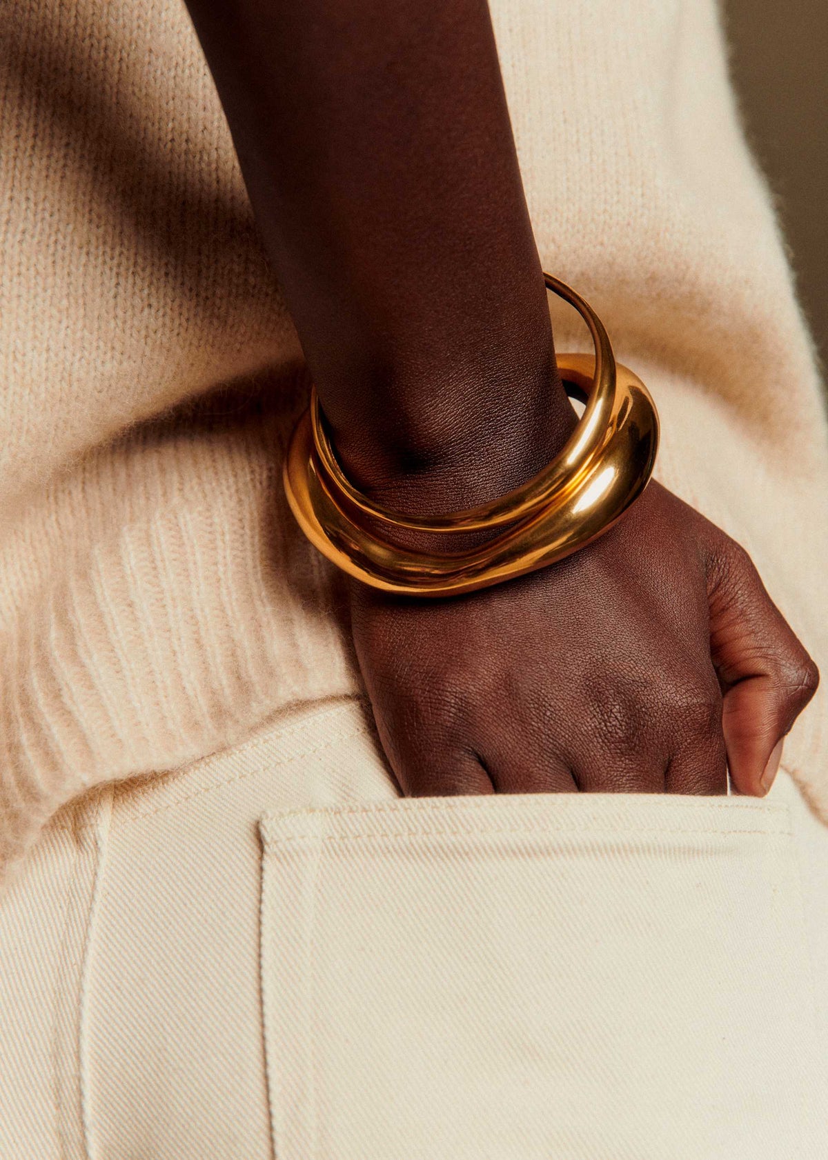 Set de bracelets François - Doré
