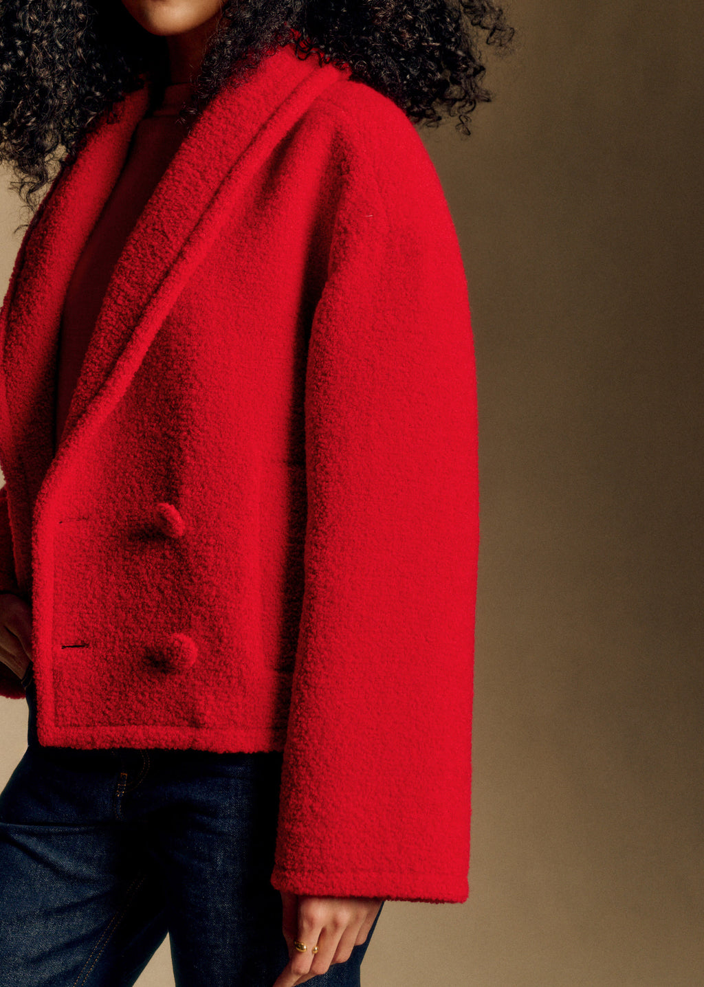 Manteau Ambre - Rouge Vif