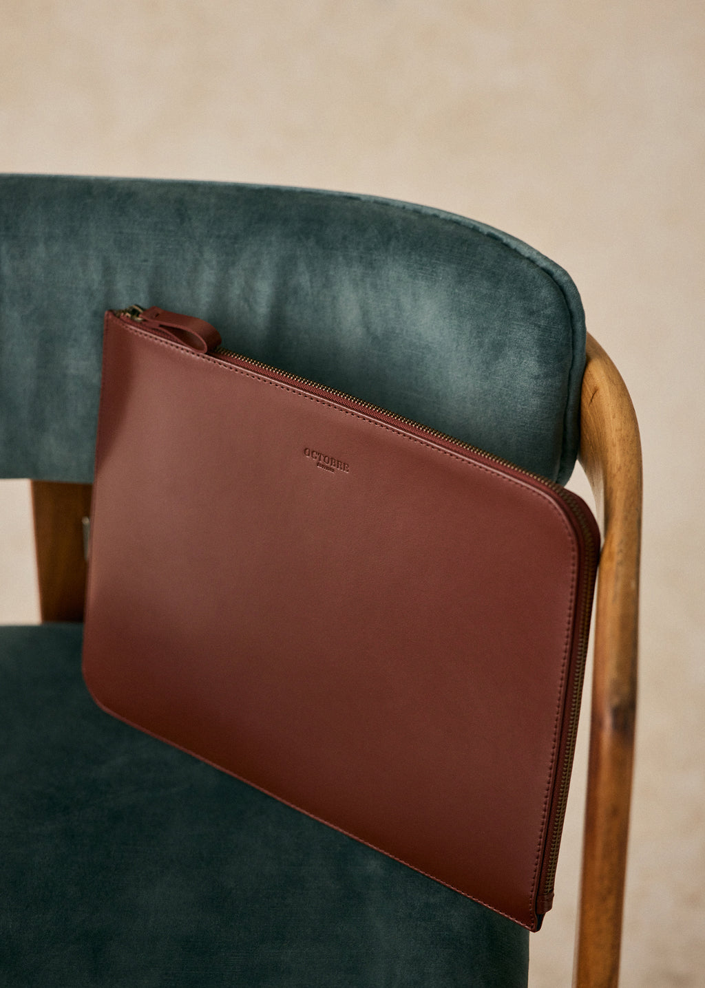 Pochette Ordinateur James - Camel