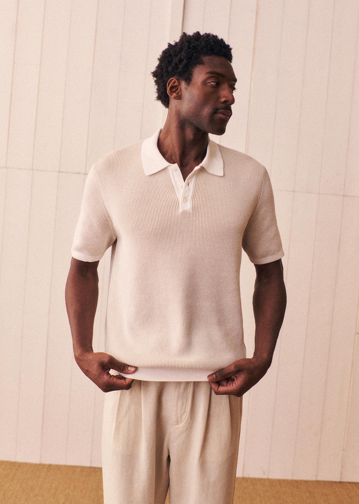Polo Maille Sorel - Ecru / Beige