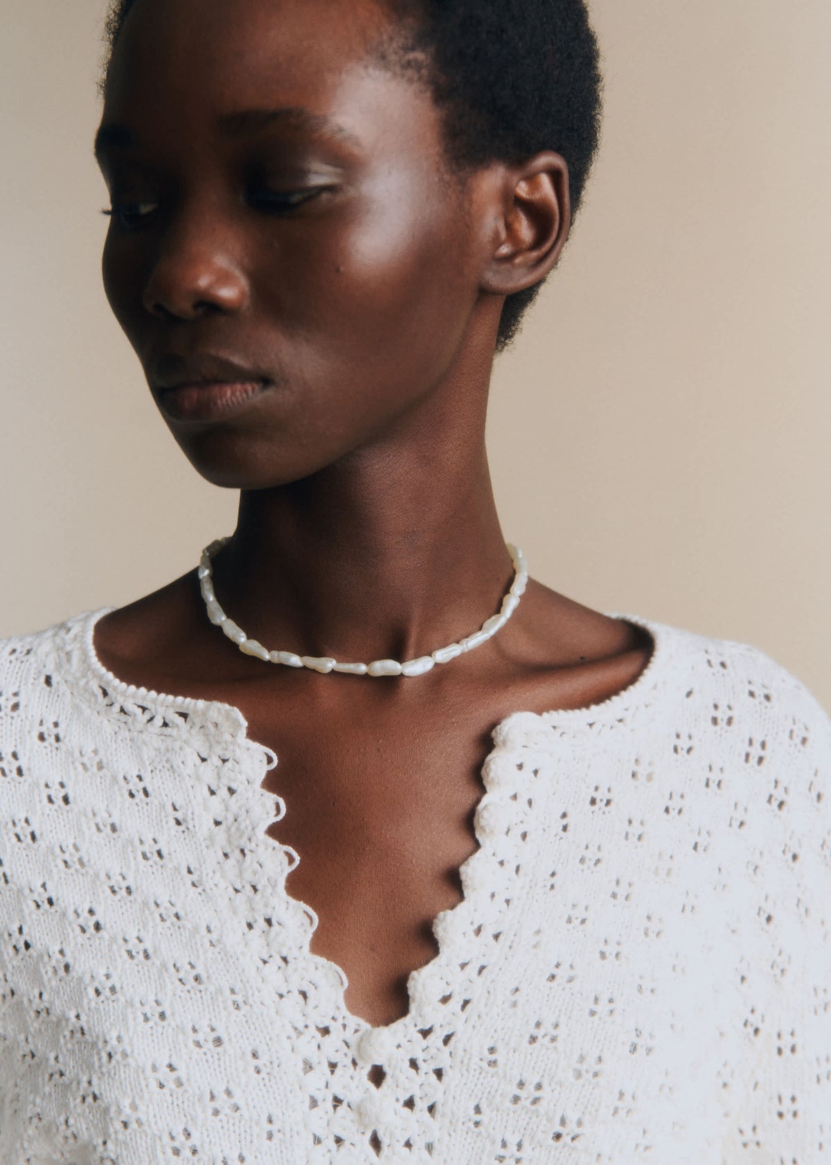 Collier Ludmilla - Nacré