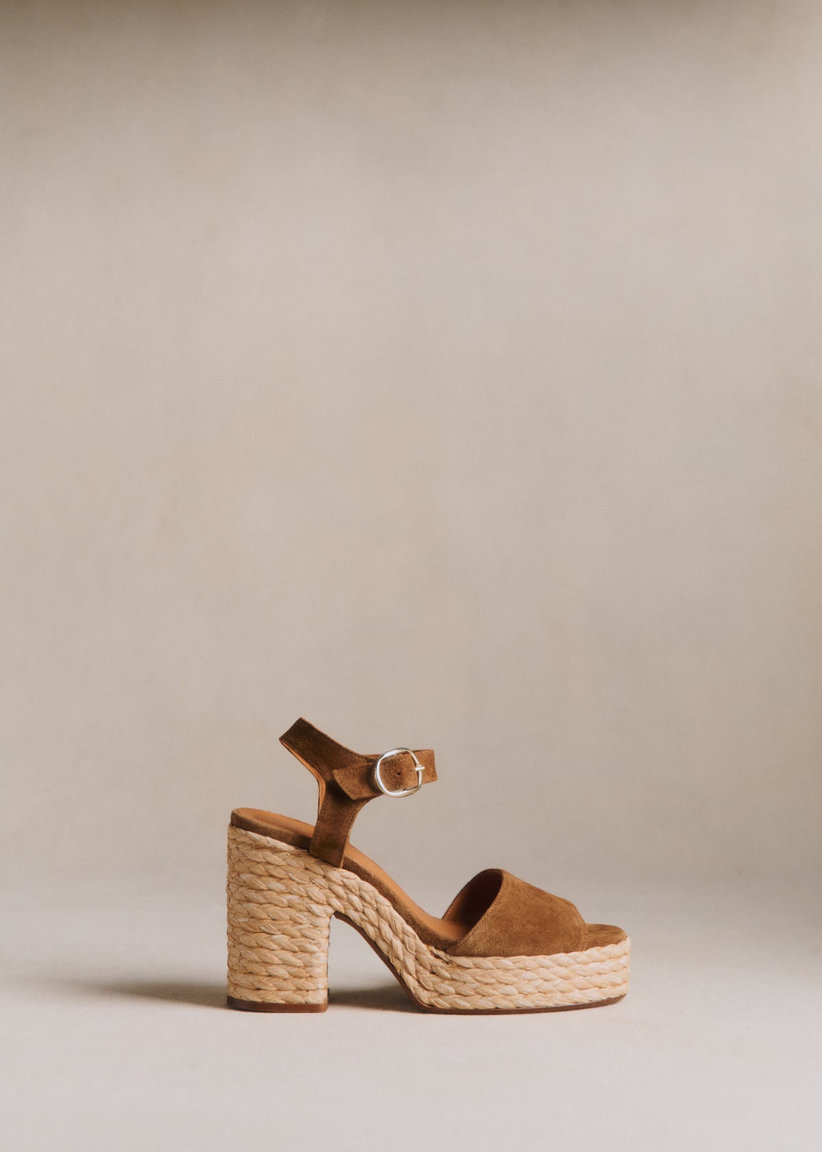 Sandales High Dorothée - Taupe Kaki