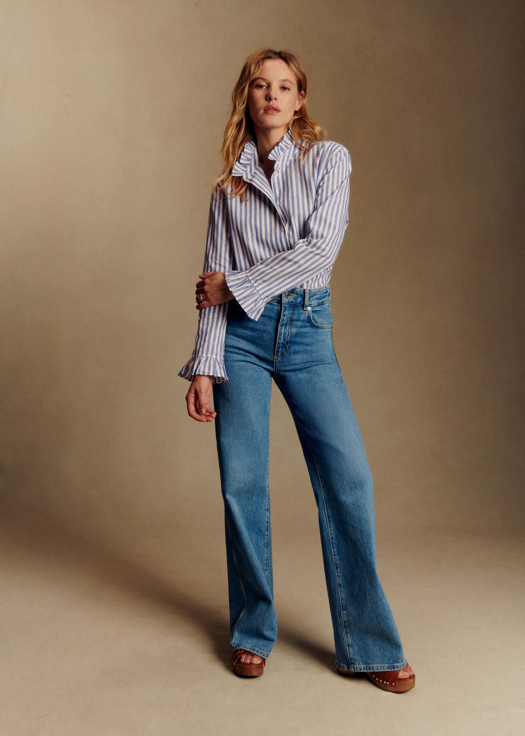 Chemise Erine - Rayures Bleu