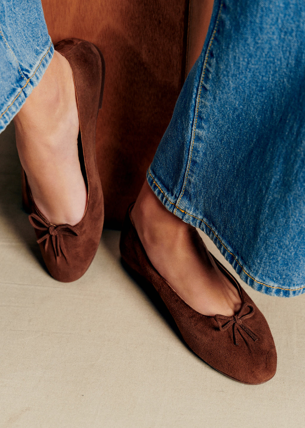 Ballerines Low Agathe - Moka