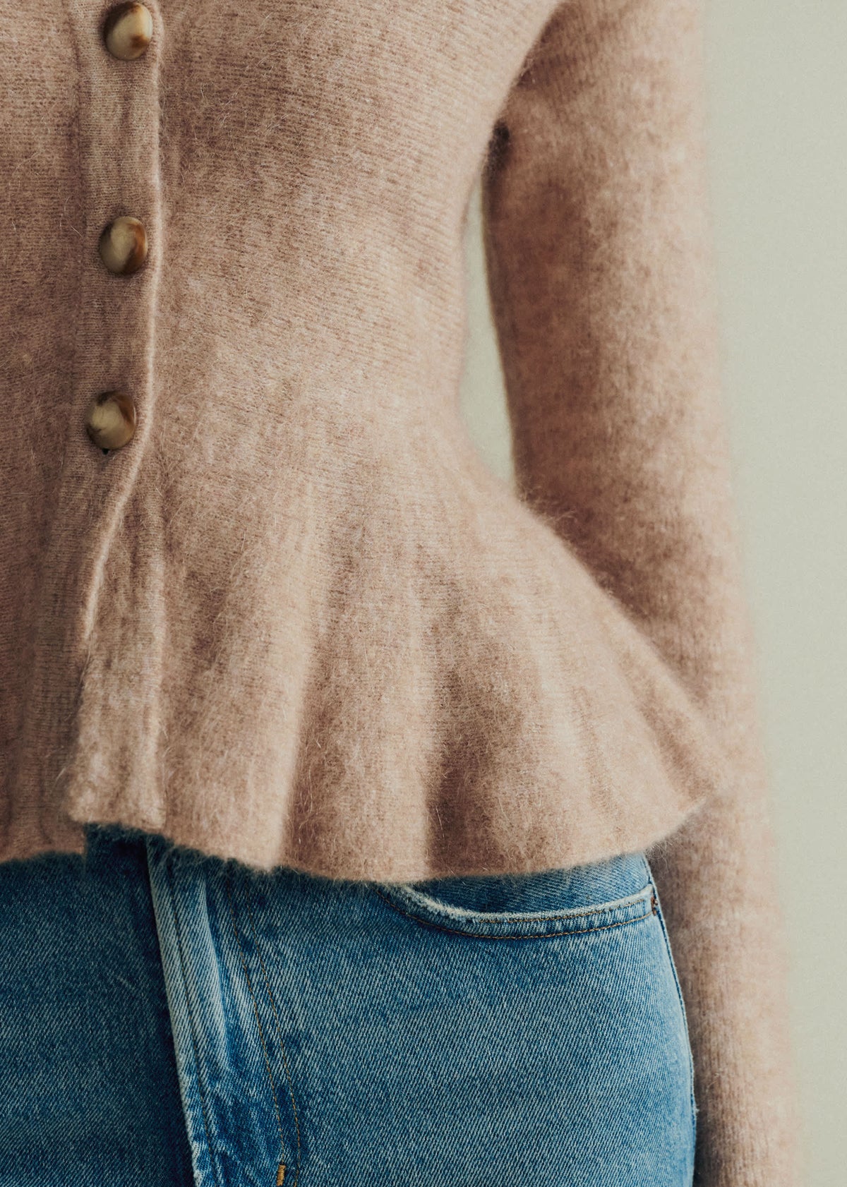 Gilet Karlie - Beige Chiné Clair