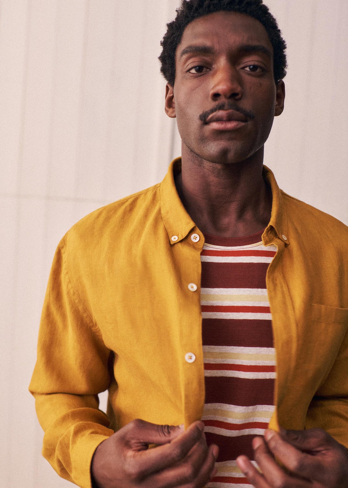Chemise Charlie Lin - Ocre