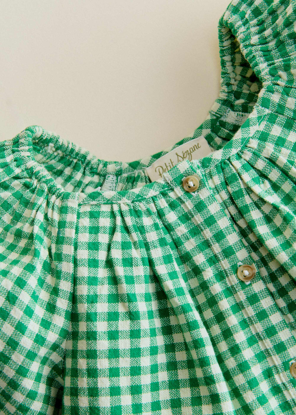 Blouse Amanie - Vichy Vert
