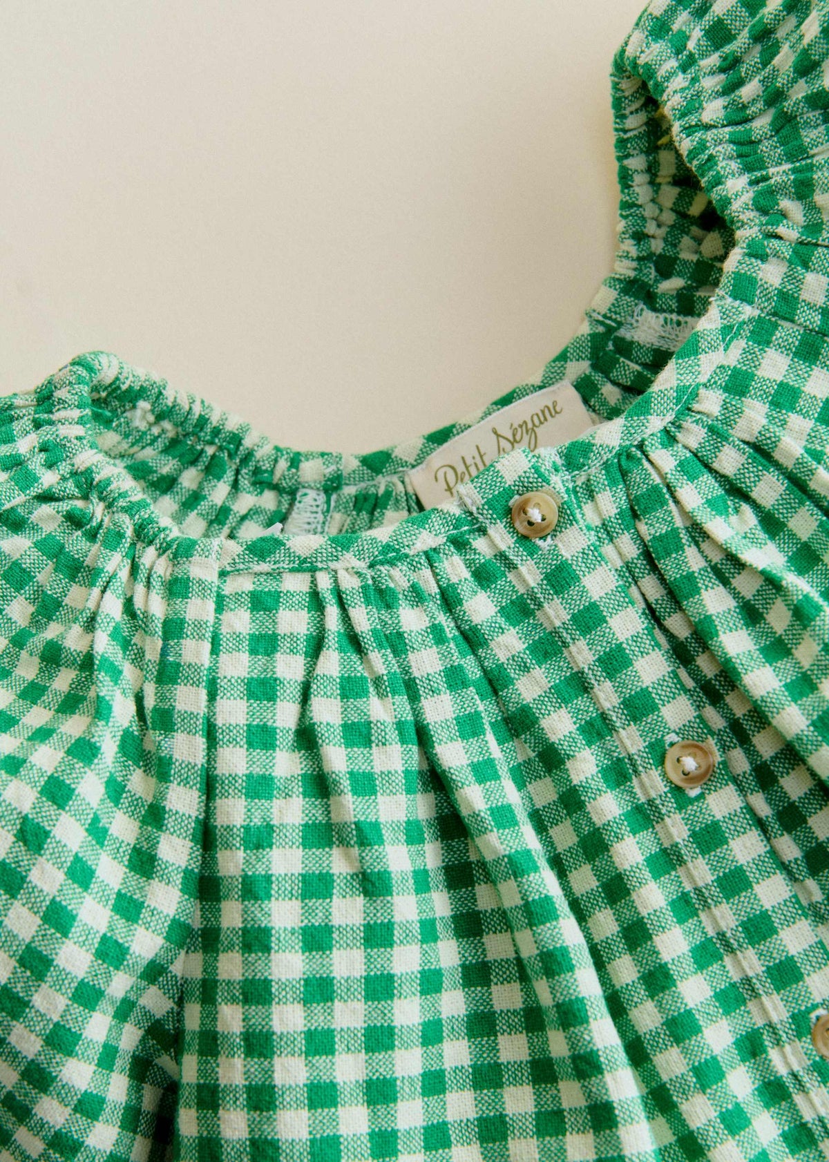 Blouse Amanie - Vichy Vert