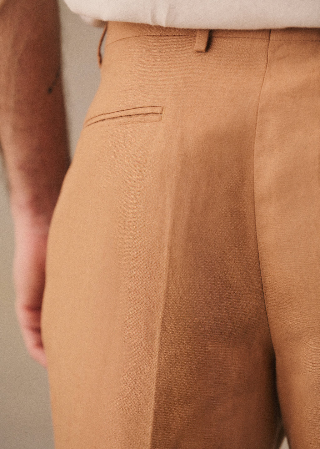 Pantalon Carl Lin - Camel