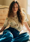 Chemise Amade - Broderie Contrastée Herbier Losange