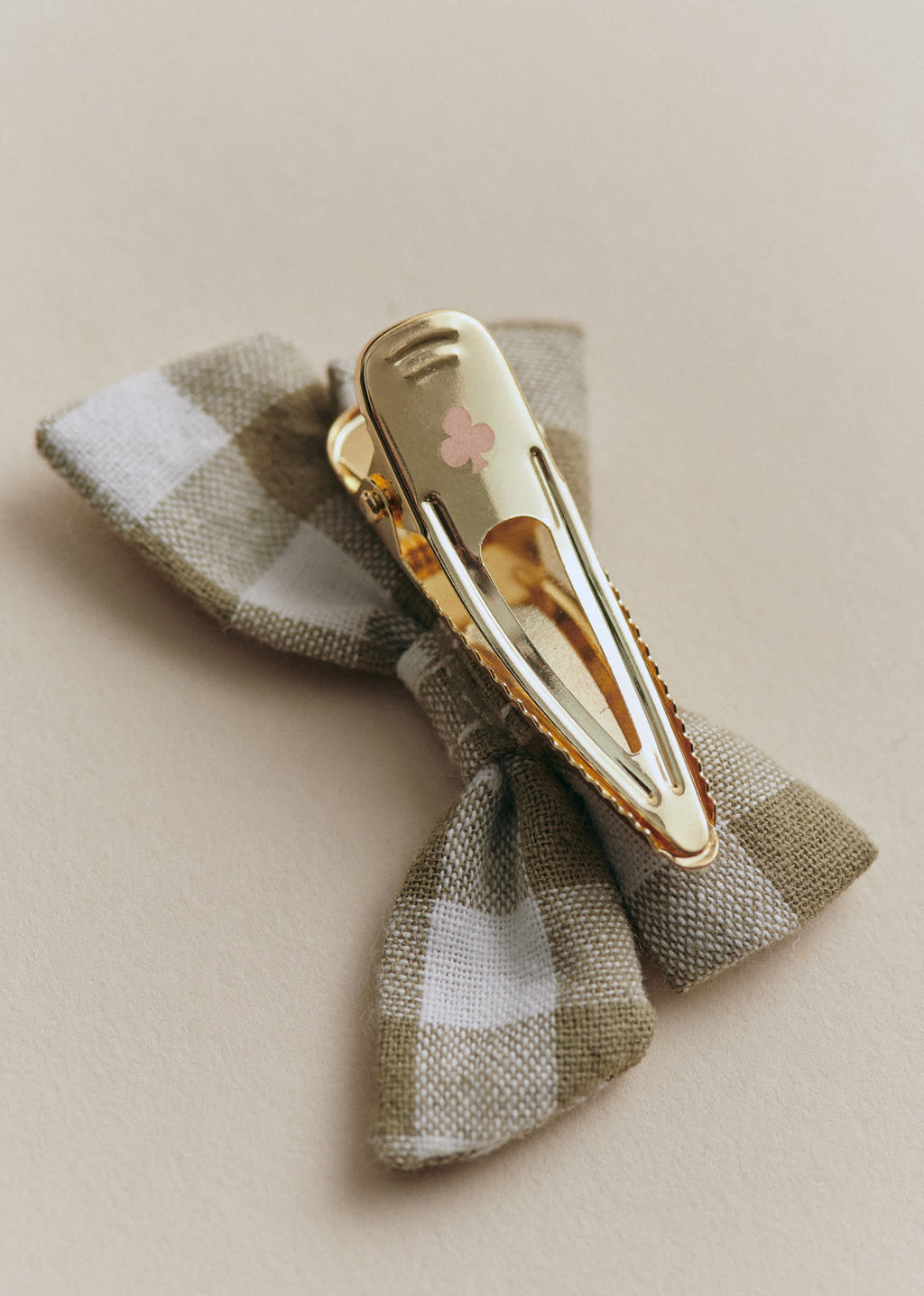 Petite Pince Noeud - Vichy Vert
