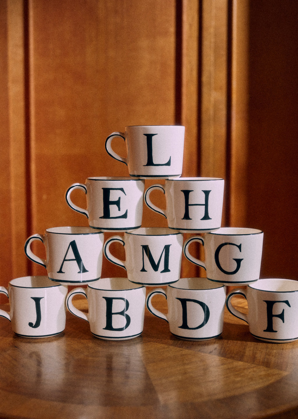 Tasse Tempo - Lettre M - Noir