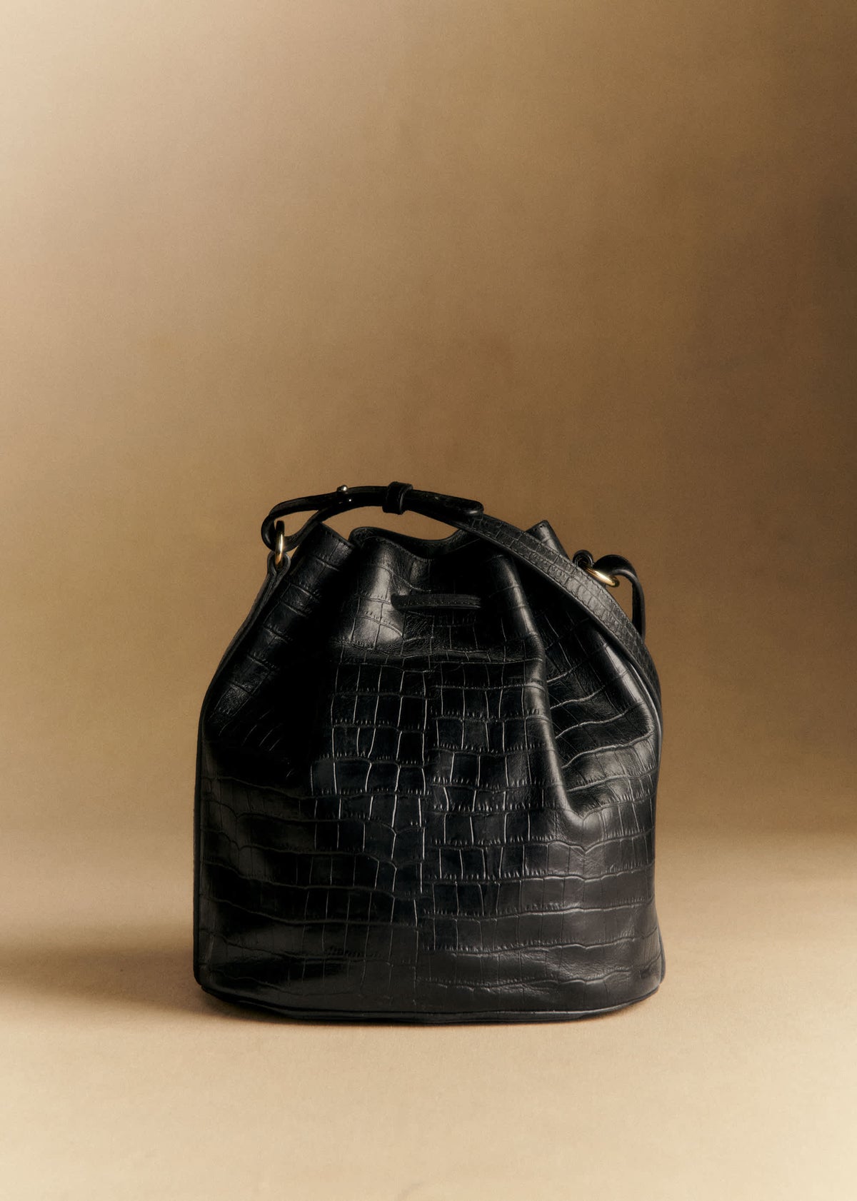 Bourse Farrow - Noir Croco