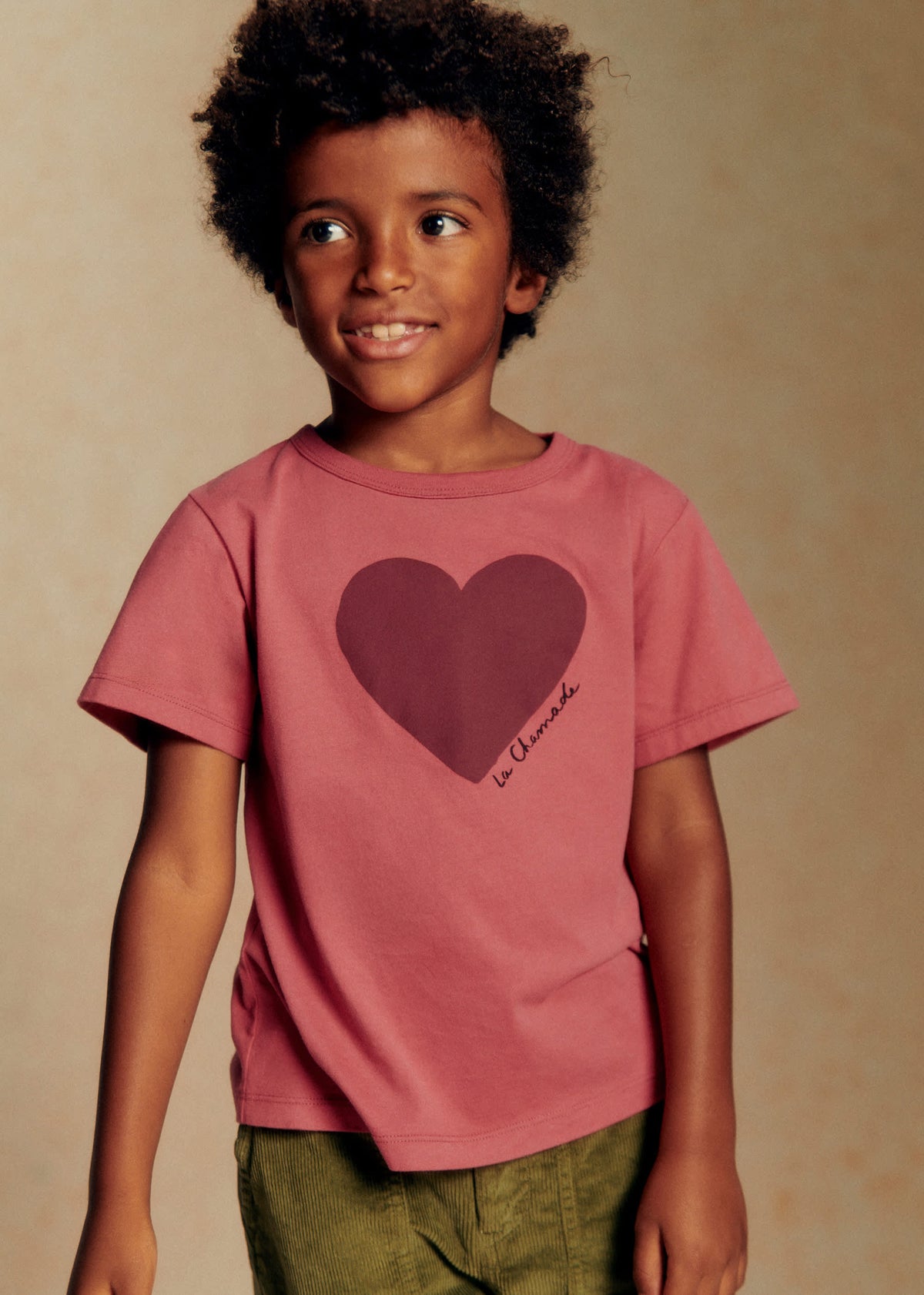T-Shirt La Chamade - Bois de Rose / Bordeaux