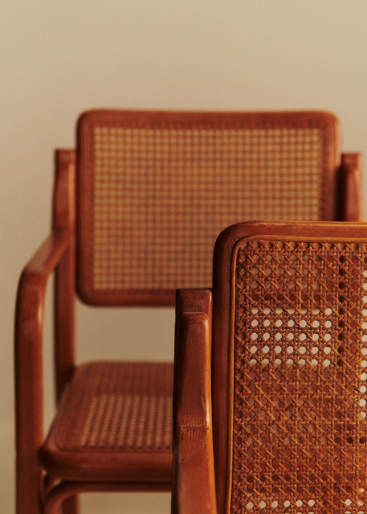 Lot de 4 chaises Thonet - Cannage