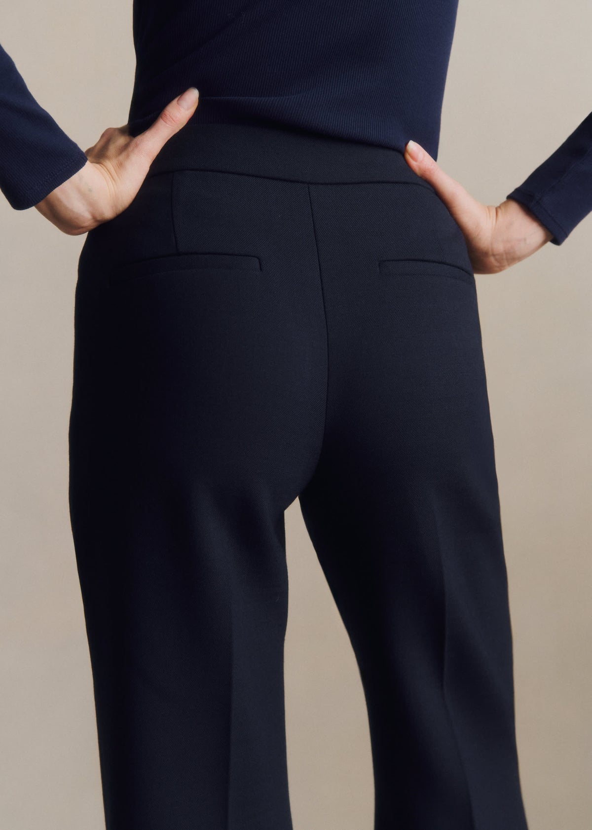 Pantalon Martin Crop - Marine