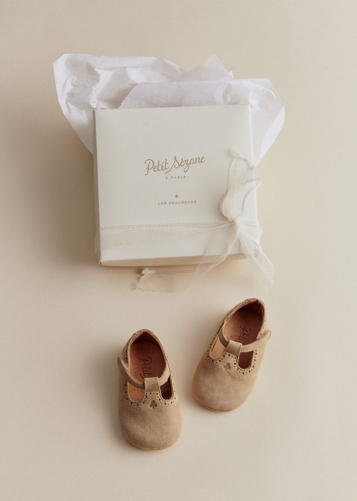 Chaussons Merveille - Daim Sable