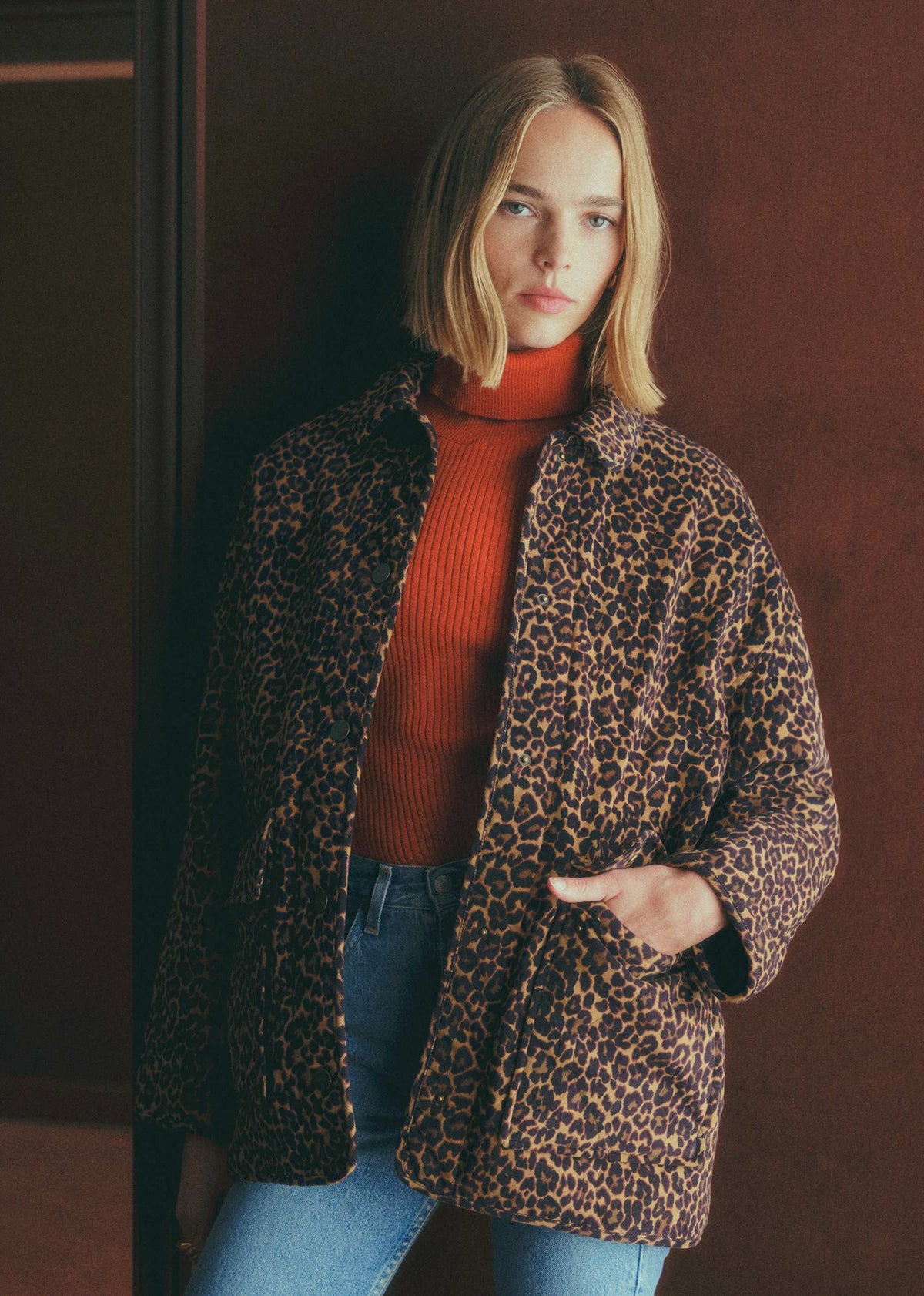 Veste Flo - Imprimé Winter Leopard Big