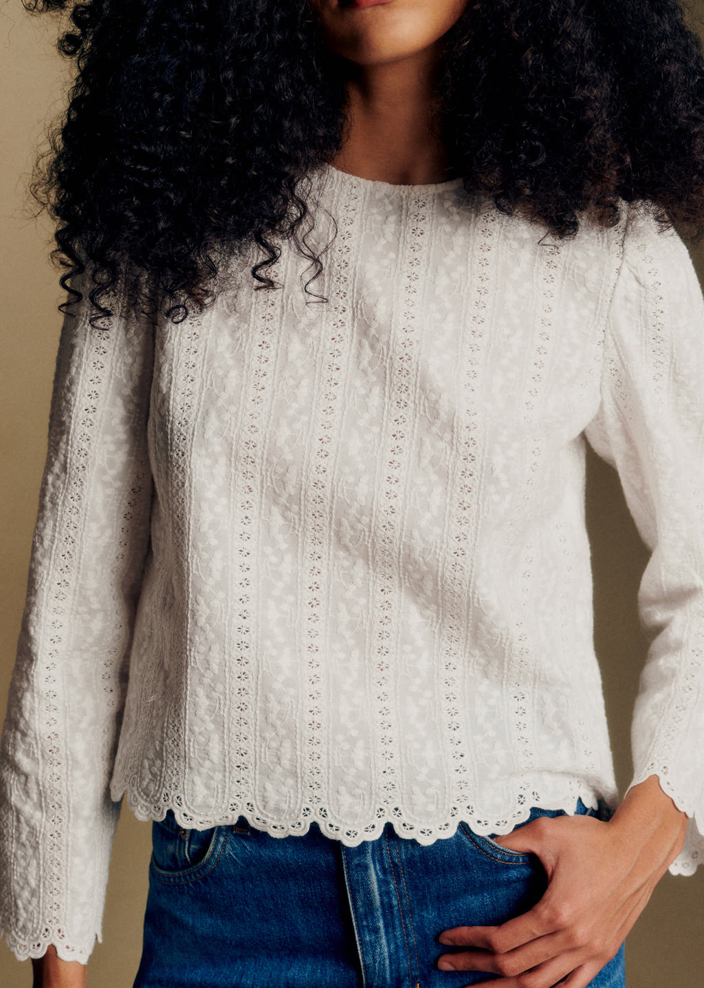 Blouse Abey - Ecru