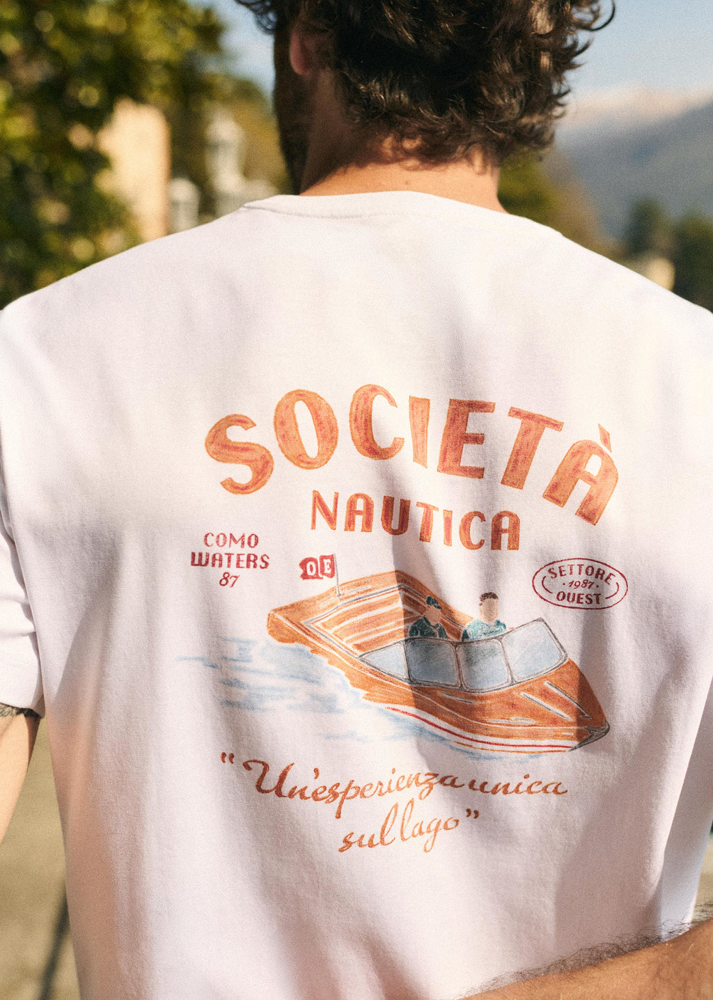 T-Shirt Societa Nautica - Blanc
