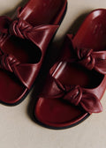 Mules Low Cleo - Bordeaux Lisse