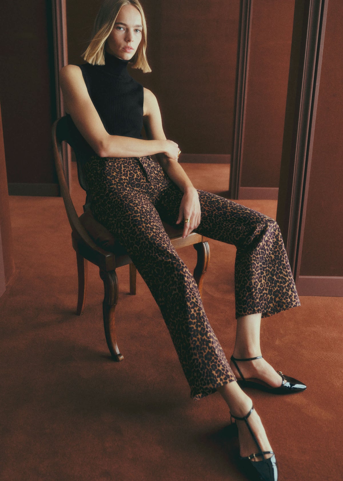 Le Flare - Imprimé Winter Leopard Big