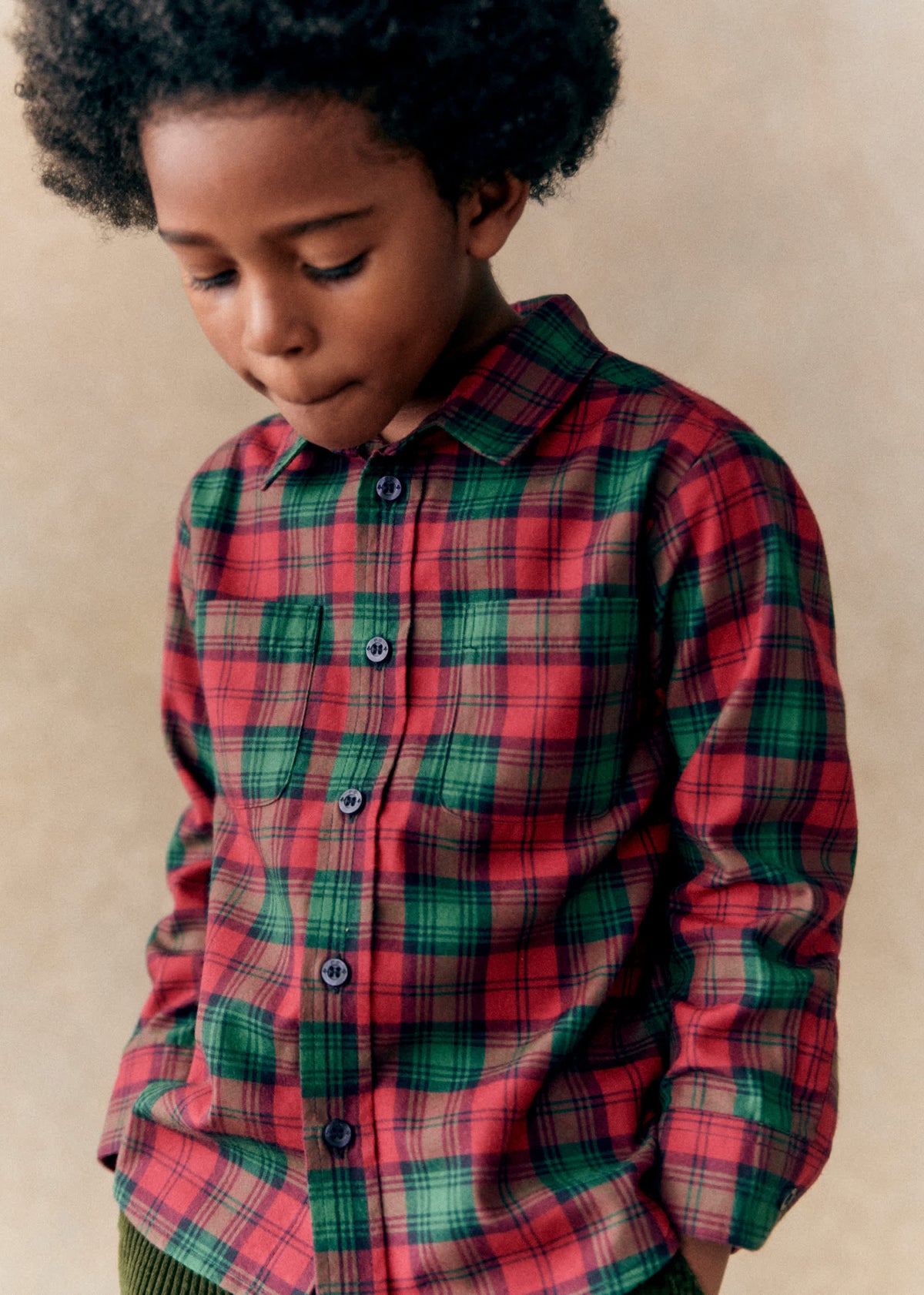 Chemise Joey - Carreaux rouge et vert