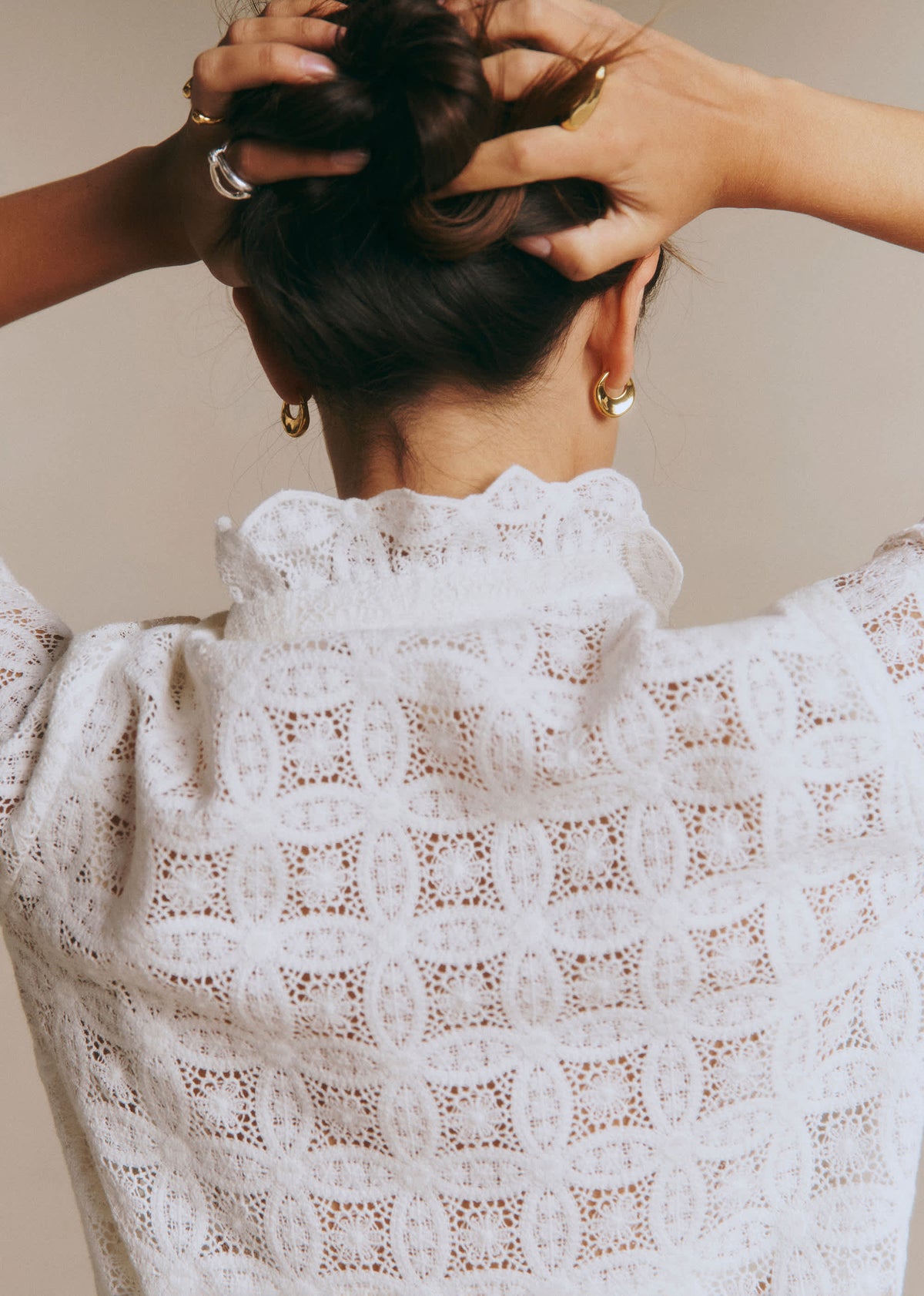 Chemise Chlo - Guipure Ecru