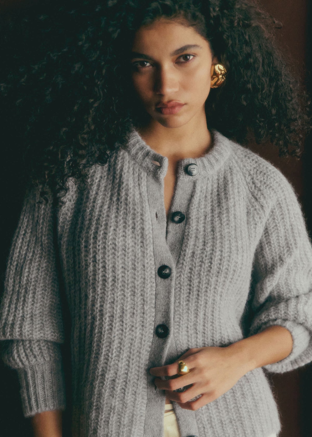 Gilet Emile - Gris Chiné