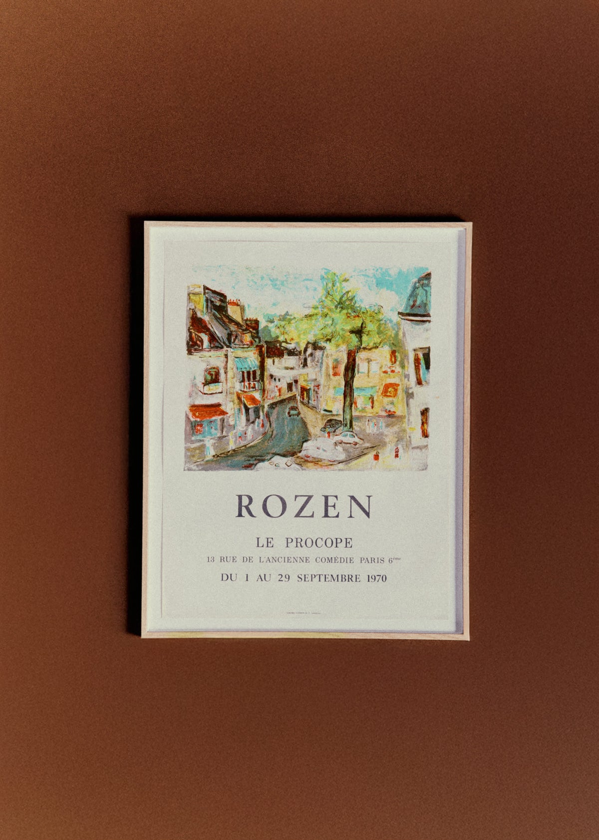 Affiche Rozen, Le procope, 1978 - 55,5 x 70,5 cm