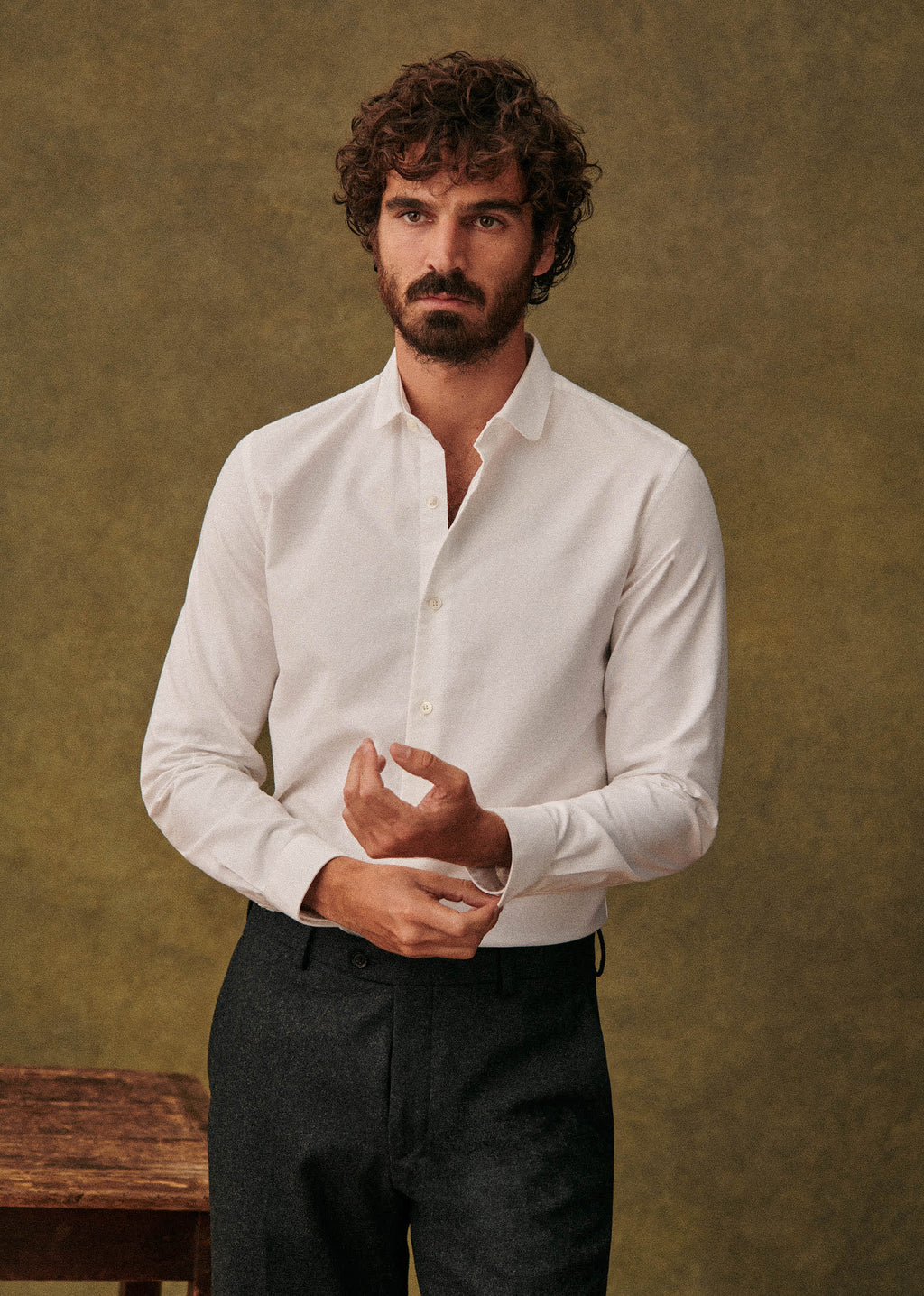 Chemise Bruce Pinpoint - Blanc